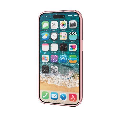 エレコム iPhone 15 ソフトケース 極限 メタリック ピンクゴールド PM-A23AUCTMKPN｜buzzfurniture｜03