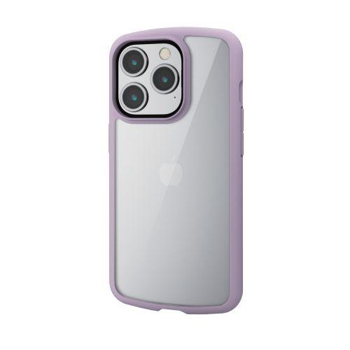 エレコム iPhone 15 Pro TOUGH SLIM LITE フレームカラー ラベンダー PM-A23CTSLFCPU｜buzzfurniture｜02