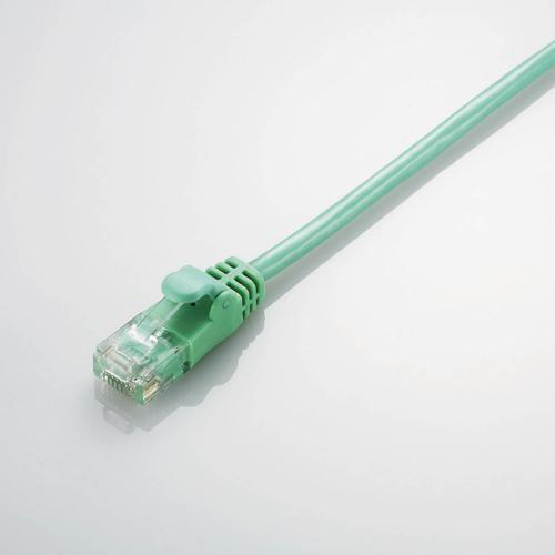 エレコム Gigabit やわらかLANケーブル(Cat6準拠) 2m グリーン LD-GPY/G2｜buzzfurniture