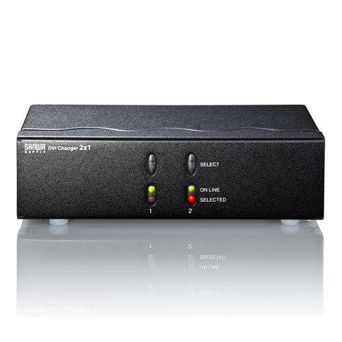 サンワサプライ ディスプレイ切替器(DVI24pin用)・2回路 SW-EDV2N2 2回路