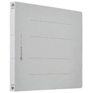 フラットファイル/紙バインダー 〔A4/2穴 360冊入り〕 ヨコ型 グレー(灰) D018J-36GY