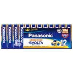 （まとめ）Panasonic パナソニック エボルタ乾電池 単4 12個 LR03EJ12SW 〔×3セット〕｜buzzfurniture