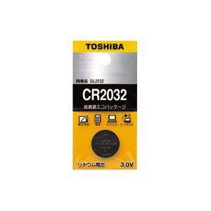 （まとめ） 東芝 TOSHIBA コイン型リチウム電池 CR2032EC 1個入 〔×10セット〕｜buzzfurniture