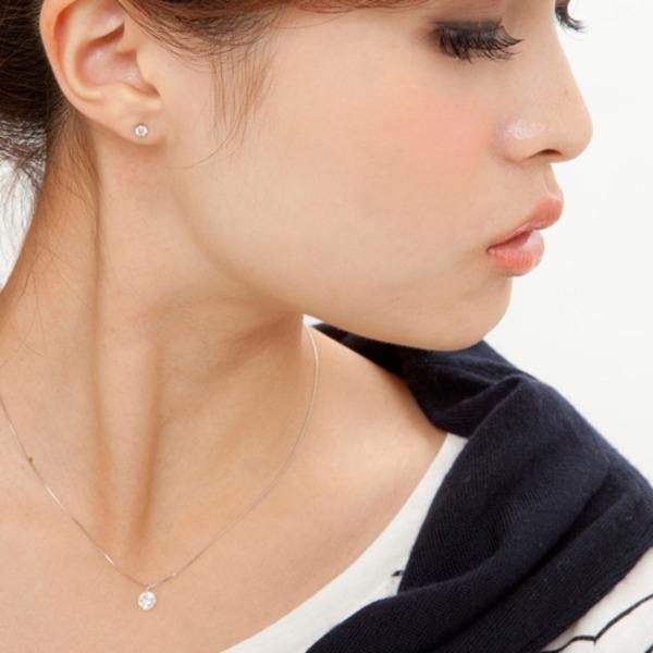 ダイヤモンド ネックレス 一粒 0.5ct プラチナ Pt900 6本爪 Hカラー SI2 Good 0.5カラット ダイヤネックレス ペンダント 中央宝石研究所 CGL 鑑定書付きの画像