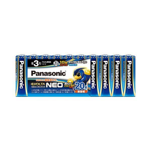 （まとめ） Panasonic 乾電池エボルタネオ単3形 20本 LR6NJ／20SW〔×2セット〕｜buzzfurniture