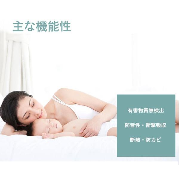 〔ウォジック〕(24枚組)壁紙シール〔8ｍｍ厚〕厚手 クッションブリック クッションレンガ 壁紙 クッションシート 壁 白 ホワイトブリックBS01_5