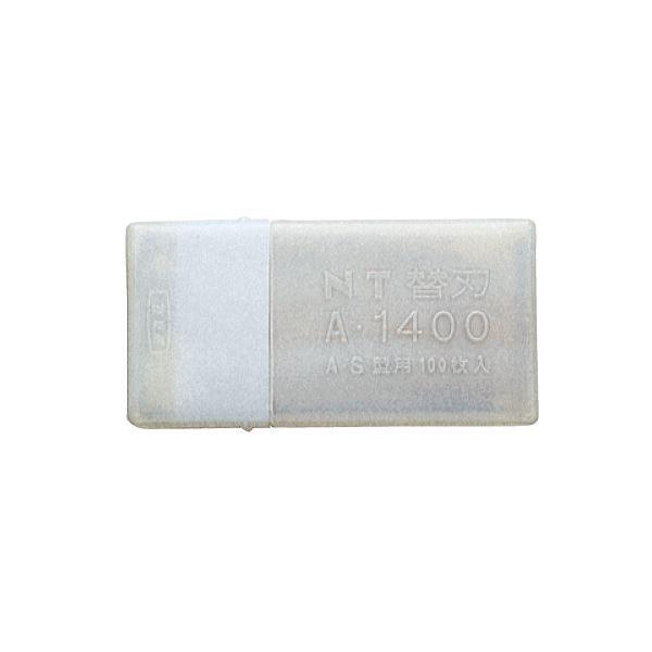 （まとめ） NTカッター A型用替刃 BA-14001パック（100枚） 〔×5セット〕