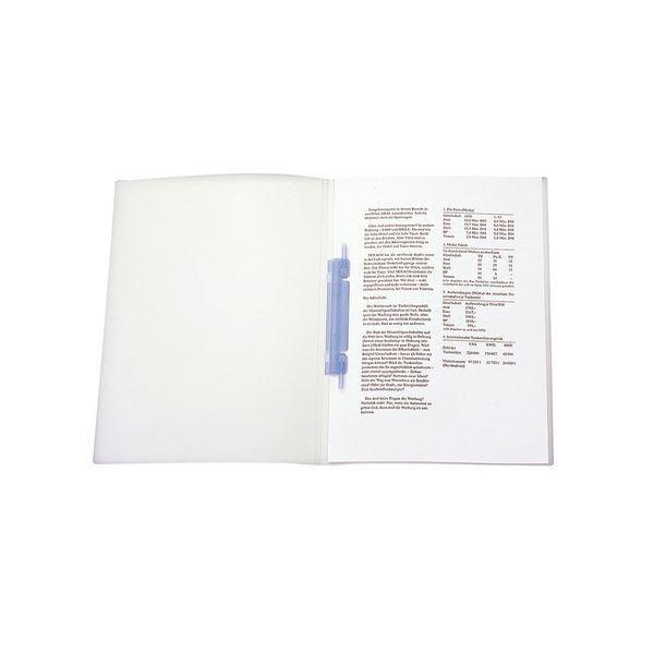 リヒトラブ ルーパーファイル A4タテ2穴 100枚収容 赤 業務用パック F-3006-5P 1セット(100冊:5冊×20パック)の画像