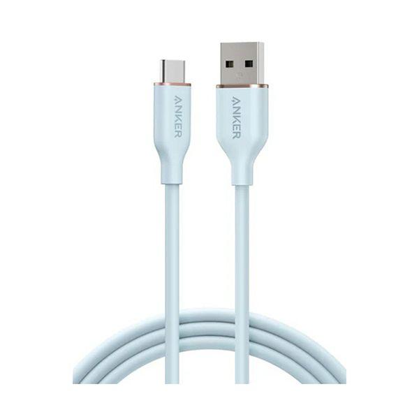 アンカージャパン ANKER USB-C＆USB-A ケーブル（Flow） 1.8m アイスブルー A85G1032 1本