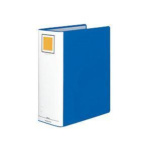 （まとめ）チューブファイル〔エコ〕 片開き A4タテ 100mmとじ 青 10冊