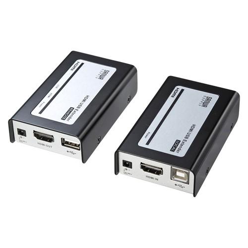 サンワサプライ　HDMI+USB2.0エクステンダー　VGA-EXHDU｜buzzhobby2