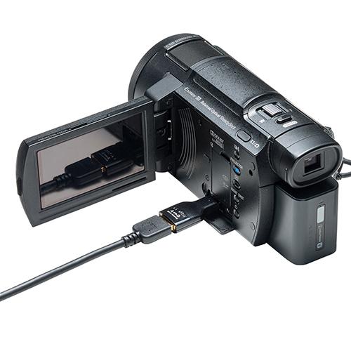 サンワサプライ HDMI変換アダプタ　マイクロHDMI AD-HD09MCK｜buzzhobby2｜06