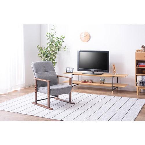 楽天市場】高座椅子S グレー LSS-34GY 高座椅子 座椅子 7段階