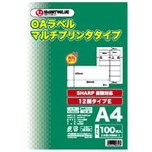 ジョインテックス OAマルチラベルE 12面100枚*5冊 A130J-5