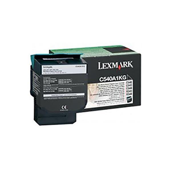 〔純正品〕 LEXMARK トナーカートリッジ 〔C540A1KG BK ブラック〕 1K RPトナー