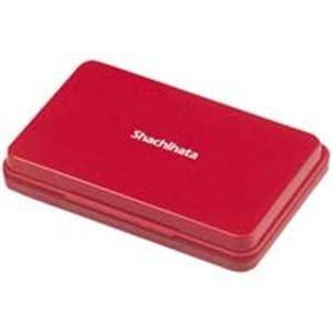 (業務用5セット) シヤチハタ スタンプ台 HGN-2-R 中形 赤 10個