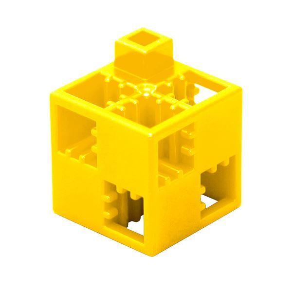 （まとめ）Artecブロック 基本四角 100P 黄〔×3セット〕｜buzzhobby2