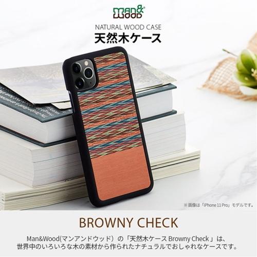 ikins 天然木ケース for iPhone 13 Browny Check  I21229i13｜buzzhobby｜02