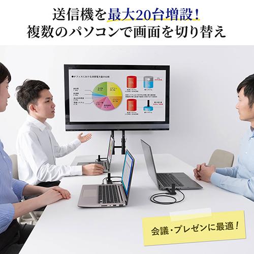 サンワサプライ ワイヤレスHDMIエクステンダー VGA-EXWHD9