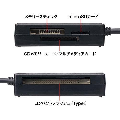 サンワサプライ USB3.1 マルチカードリーダー ADR-3ML39BKN｜buzzhobby｜04