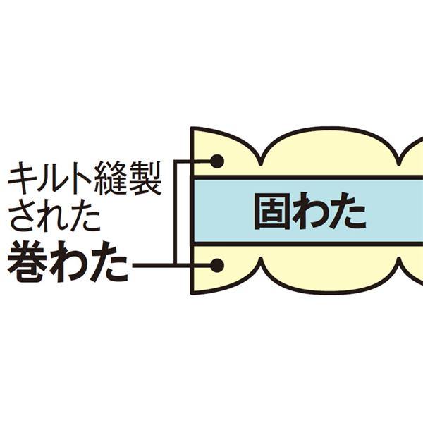 腰に優しい 敷布団 〔プレミアムタイプ ダブル ピンク〕 約140×200cm 防ダニ 抗菌 防臭 バランス 綿混 日本製