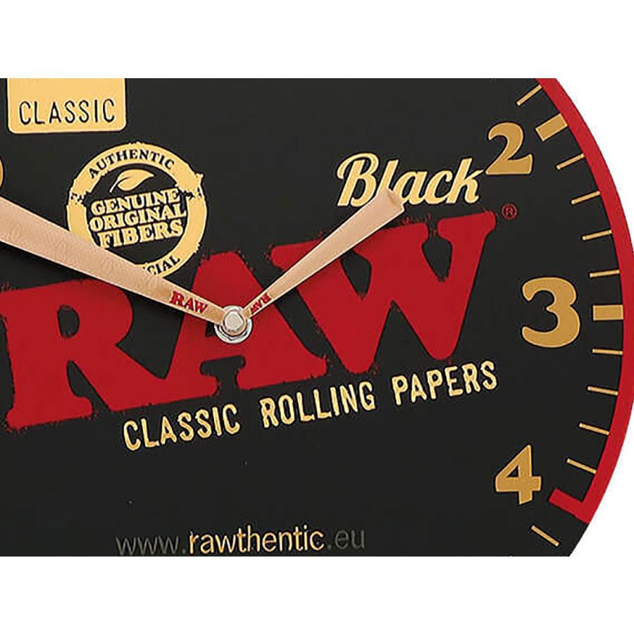 RAW CLOCK BLACK ロウ クロック 掛け時計 ブラック RAW CLOCK BLACK ロウ クロック 掛け時計 ブラック : バズ