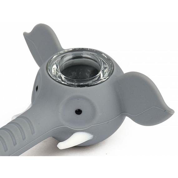 LIT SILICONE ELEPHANT HAND PIPE エレファント シリコン ハンドパイプ スクリーン内蔵 LIT