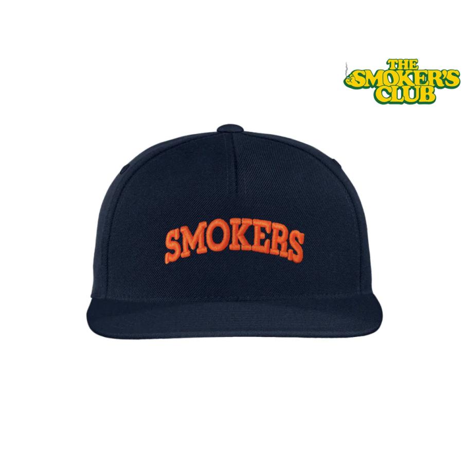 THE SMOKERS CLUB ザスモーカーズクラブ SMOKERS SNAPBACK CAP スナップバック キャップ NAVY