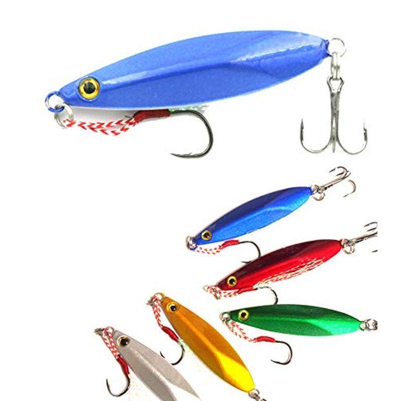 釣りblue Oceanショア スロー メタルジグ ルアー セット 40g 5個セット ヒラメ ロックフィッシュ 真鯛 ルアーセット Buzzone 通販 Yahoo ショッピング