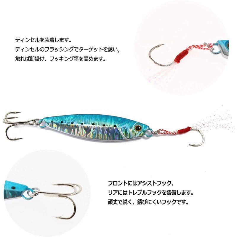 メタルジグ セット オールシーズンに対応 ライトショアジギング ジグパラ バーチカル ショート 30g 40g Buzzone 通販 Yahoo ショッピング