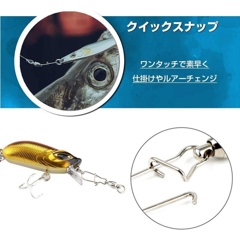 Qishuo 高強度 釣り ボールベアリング スイベル 青物 ルアー サルカン スナップ エギング アジング エギ バス タコ クイックスナ Buzzone 通販 Yahoo ショッピング