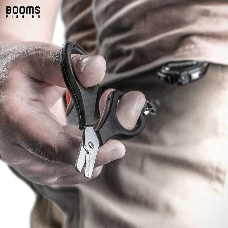 予約販売品 Booms Fishing S01 Peラインカッター 釣り 携帯ミ二ハサミ 切れ味 ブラック Cisama Sc Gov Br
