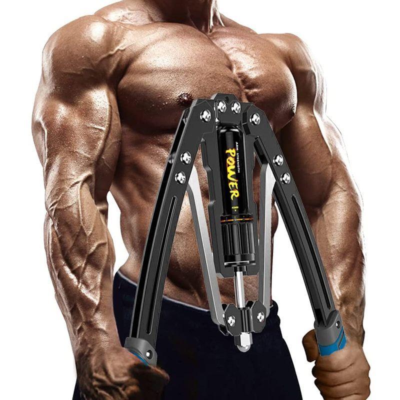 筋トレ アームバー エキスパンダー 大胸筋トレーニング器具 アームレスリング器具 筋トレグッズ 油圧式 グリップ 上腕二頭筋 手首 三角筋
