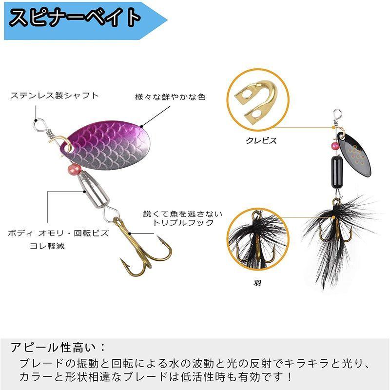 ハードルアー スピナールアー トラウト バス釣り 渓流 管釣り 16個万能ルアーセット 表層から深場 ルアーポーチ付 Buzzone 通販 Yahoo ショッピング