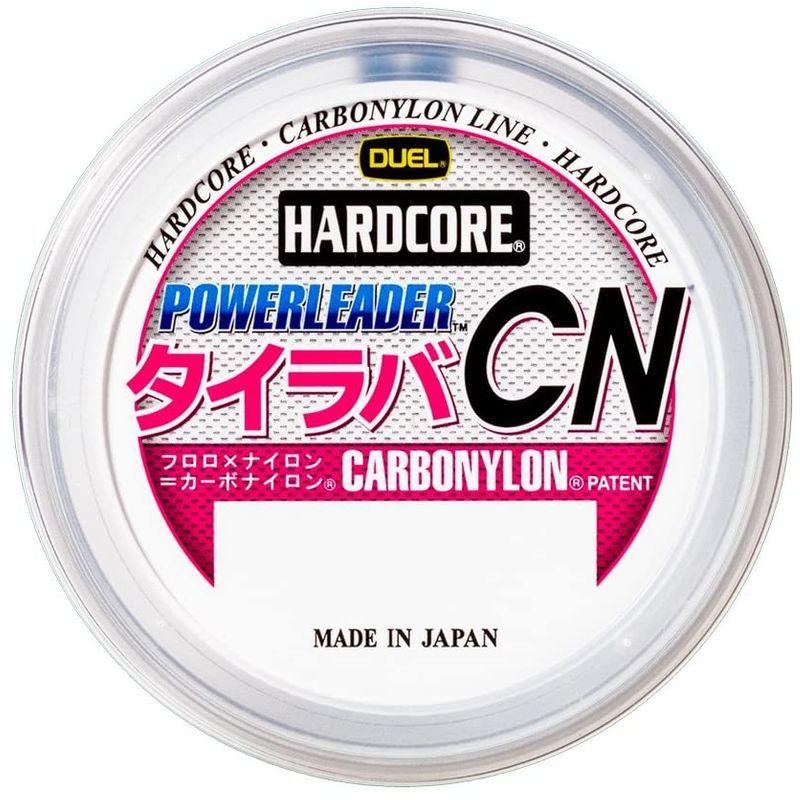 Duel デュエル カーボナイロンライン 5 0号 タイラバ パワーリーダー ナチュラルクリアー ハードコア H3628 30m