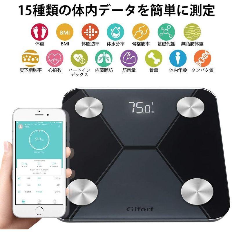 体重計 体組成計 スマホ連動 体脂肪計 高精度ito Bia技術 体脂肪 体水分 筋肉量 Bmiなど多項指標 赤ちゃんの体重計算可能 Iph Buzzone 通販 Yahoo ショッピング