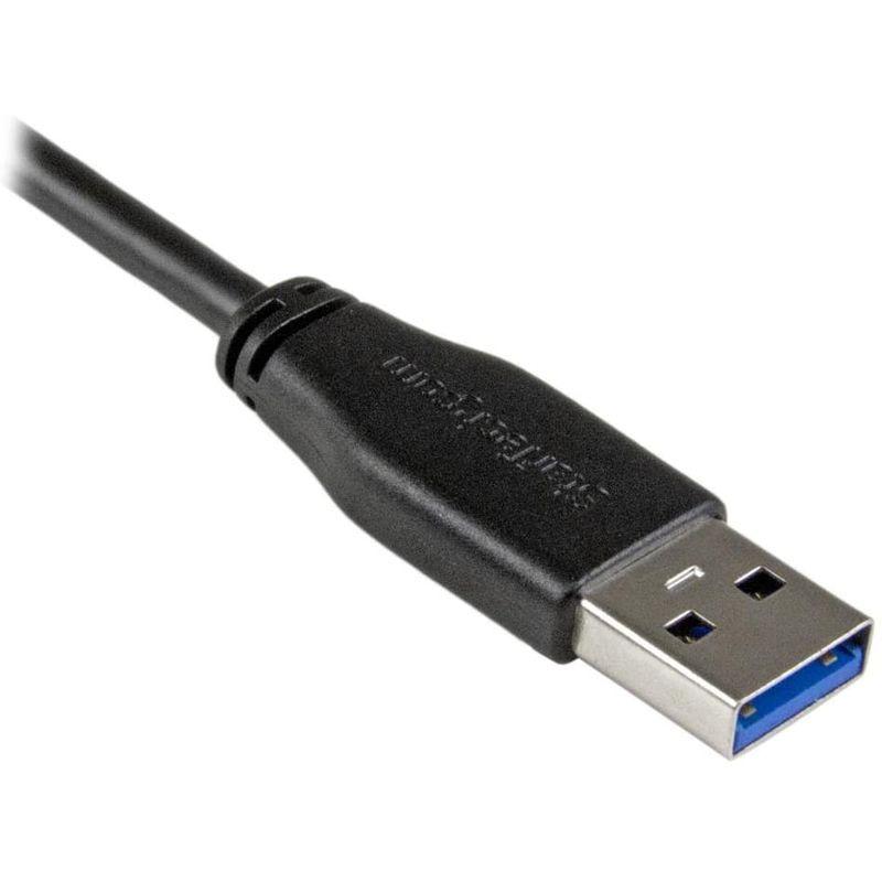 L型左向きMicro USB 3.0 スリムケーブル 2m USB3AU2MLS