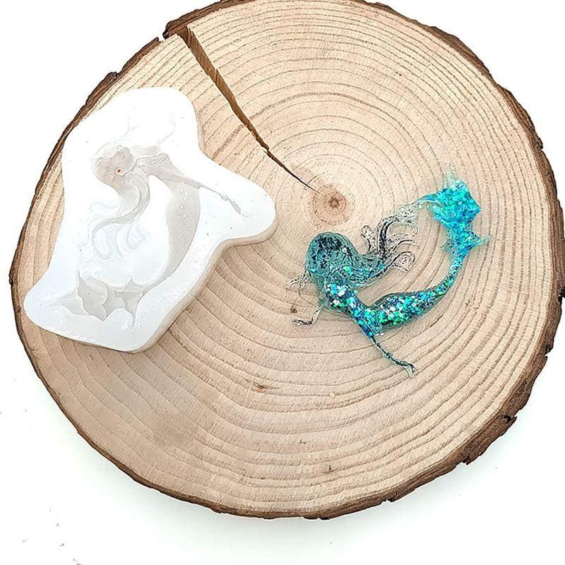 Fineinno 人魚姫 魚 海 人魚形 シリコンモールド Uvレジン型 Diy 収納用 手作り 2種類 2セット 人魚姫形 Buzzone 通販 Yahoo ショッピング