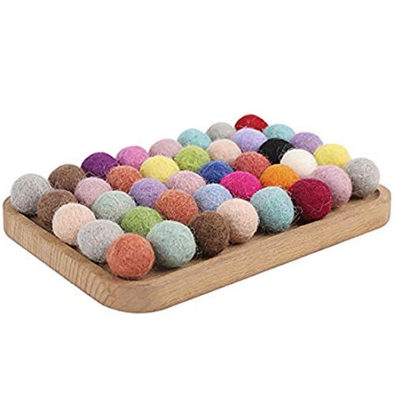 Promise Babe 羊毛フェルト ボール ハンドメイド mm 60個 ウールボール モビール 壁飾り ガーランド 手芸用品 レイン Buzzone 通販 Yahoo ショッピング