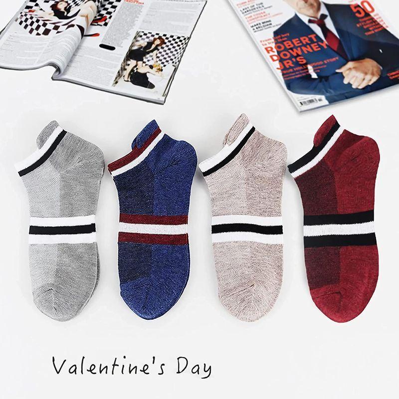 Kricjyh 23 25cm メンズ カジュアルソックス 天然綿 スニーカー 屋内 くるぶし 薄手 通気 吸汗 蒸れない コスパ最高 靴下 Wqc4tgopsh ファッション Wrc Gov Sd