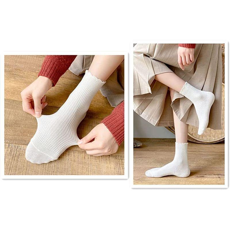 訳ありセール格安 Hsy Red 靴下 レディース かわいい ソックス 女性用 上質な コットン 綿 通学通勤 防臭 快適 四季 4足 7足セット Cisama Sc Gov Br