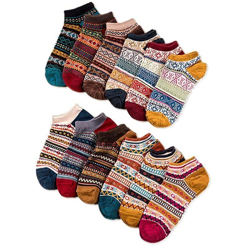 かわいい Mllelune 靴下 レディース ショートソックス スニーカーソックス 可愛い Ins 人気 滑り止め 防臭吸汗 通気性 12足セット Cisama Sc Gov Br