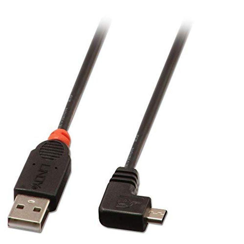 日本最級 最大53%OFFクーポン LINDY USB 2.0ケーブル TypeA TypeB Micro 直角右向き 1m 型番:31976 doac.ca doac.ca