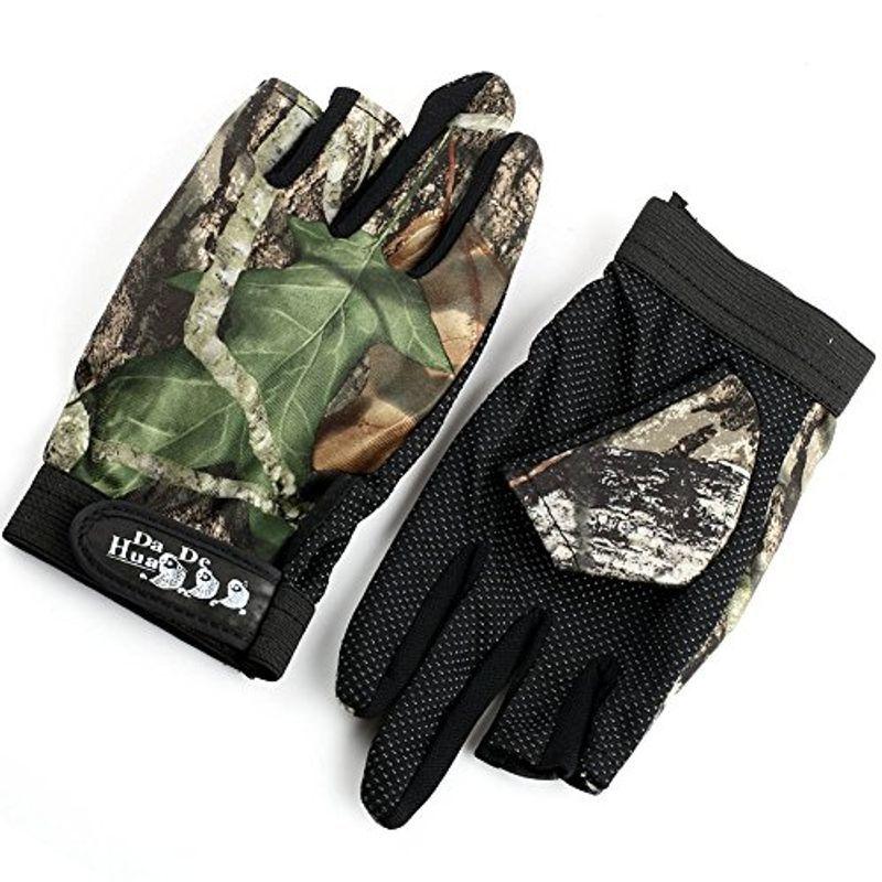 98 Off 釣り用 手袋 迷彩 葉柄 フィッシンググローブ 指 ３本 出し 釣道具 防寒 伸縮性 吸湿発散性 滑り止め Cisama Sc Gov Br