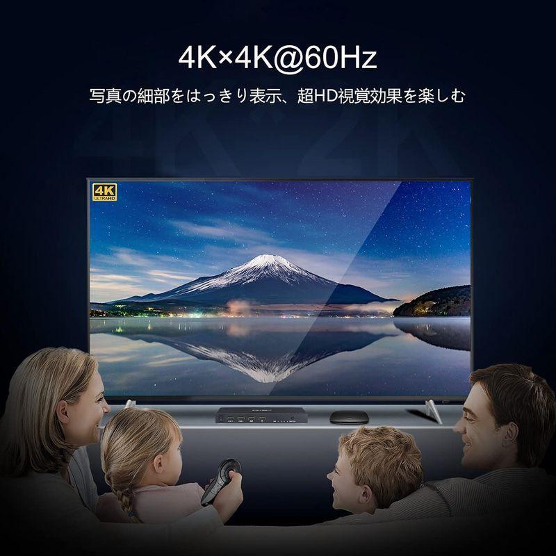 男女兼用 ホットキー切替 Kvmスイッチ 4ポートpc切替器hdmi Windows Usbハブ