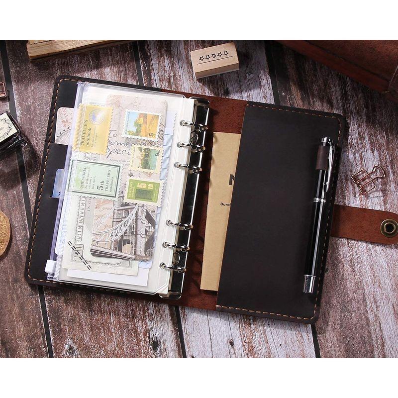 Ceetol システム手帳 本革ノート 職人 手作り A6 6穴 ペンホルダー 付 本革 ビジネスノート スケジュール帳 Buzzone 通販 Yahoo ショッピング