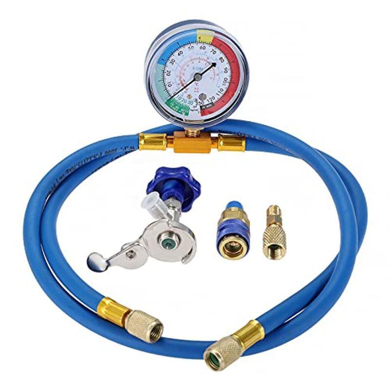 Hz Monstar R12 R134a カーエアコン ガスチャージキット エアコンリチャージ 汎用缶切りタップバルブ R134a低圧用クイ Buzzone 通販 Yahoo ショッピング