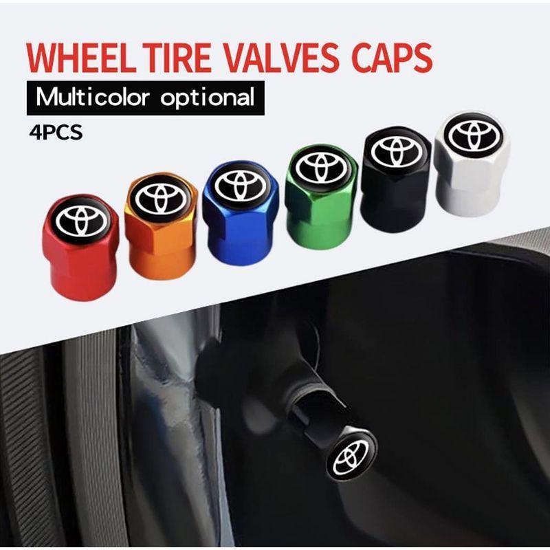 トヨタ 車用 エアーバルブキャップ タイヤ バルブキャップ 車用メタル 腐食 防止 4個組セット グリーン Buzzone 通販 Yahoo ショッピング