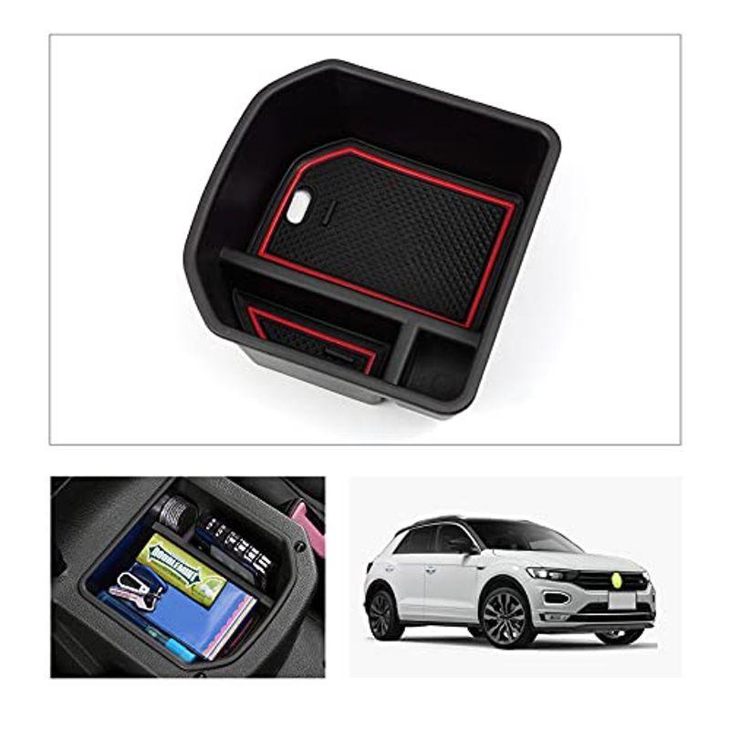 Huahao 新型 フォルクスワーゲン専用 T Roc コンソールボックス センターコンソール コンソールトレイ アクセサリー 小物入れ A Oz3wcaeafb バイク Pci Edu Pe