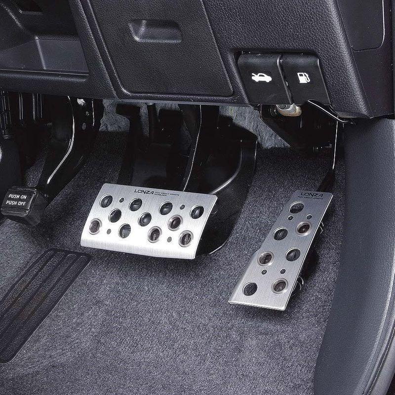 ナポレックス 車内用品 スポーツペダル用装飾リング LONZA アルミノンスリップリング メタルブラック 9個入 NAPOLEX LZ-30|buzzone|03